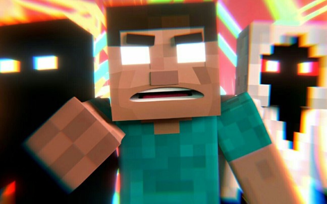 1080p精致踩点minecraft混剪挥舞手中跳动的黑曜石吧