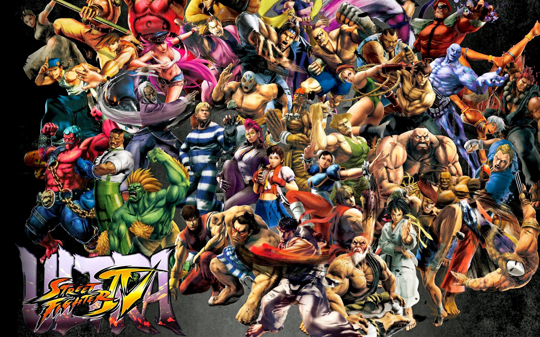 街霸4~ 全人物超必杀技 相比街霸5 打击快感更强