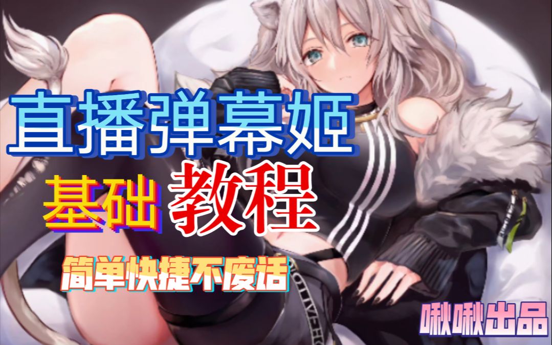 【直播弹幕姬】基础教程和细节提醒!哔哩哔哩bilibili