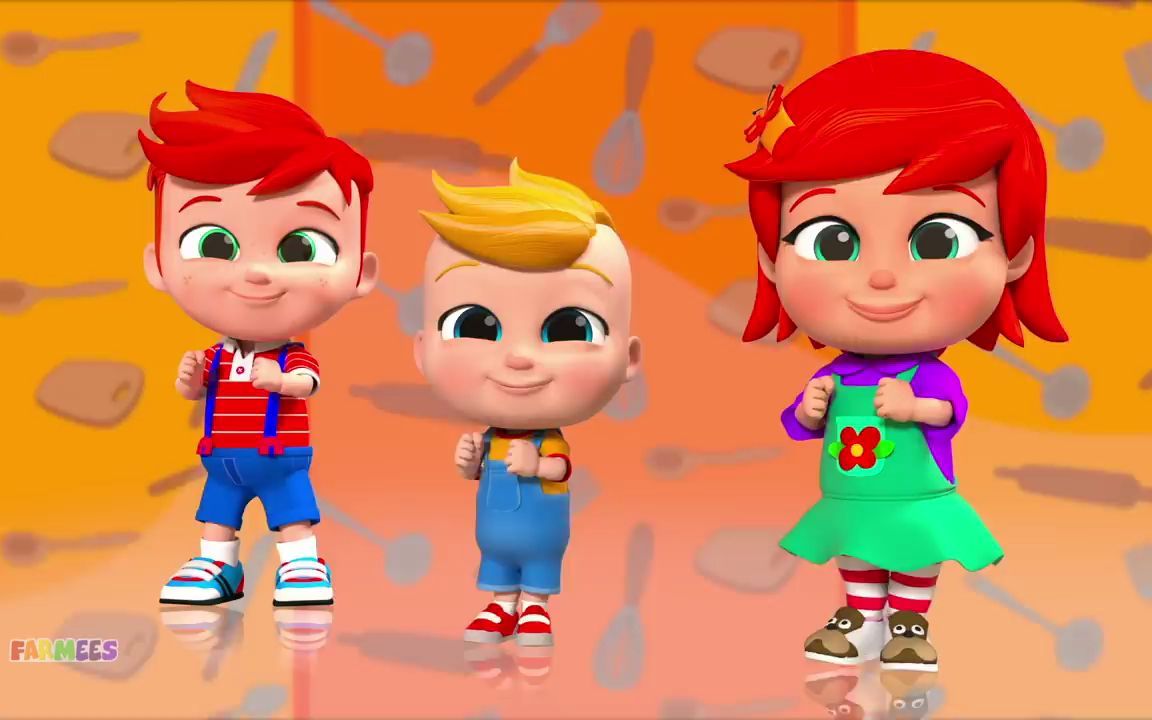 [图]Fruit Song Healthy Eating Habits Nursery Rhymes & Kids Songs Cartoon Videos