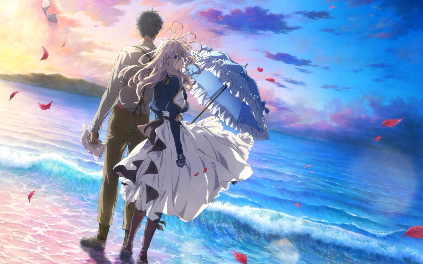 泪目了,少佐这一句"我爱你"不知等了多久,薇尔莉特終于获得了属于她的