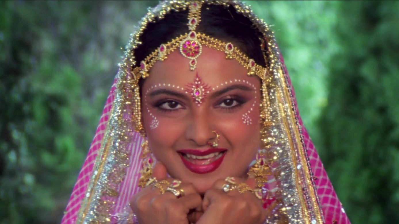 [印度歌舞]03 dulha raja dekh - pyaar ki jeet60 (1987)【rekha】