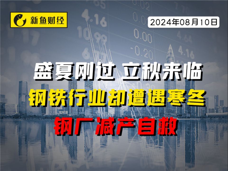 盛夏刚过,立秋来临,钢铁行业却遭遇寒冬,钢厂减产自救哔哩哔哩bilibili