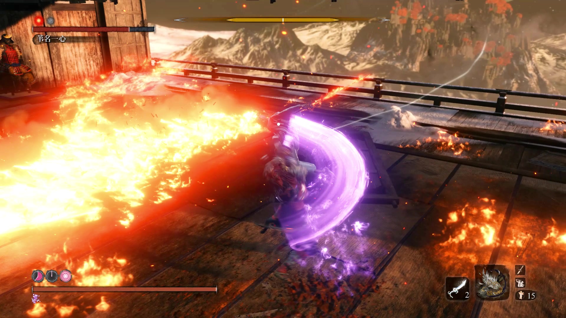 【只狼】最帅弹反--无伤接老一心次元斩_哔哩哔哩 (゜-゜)つロ 干杯