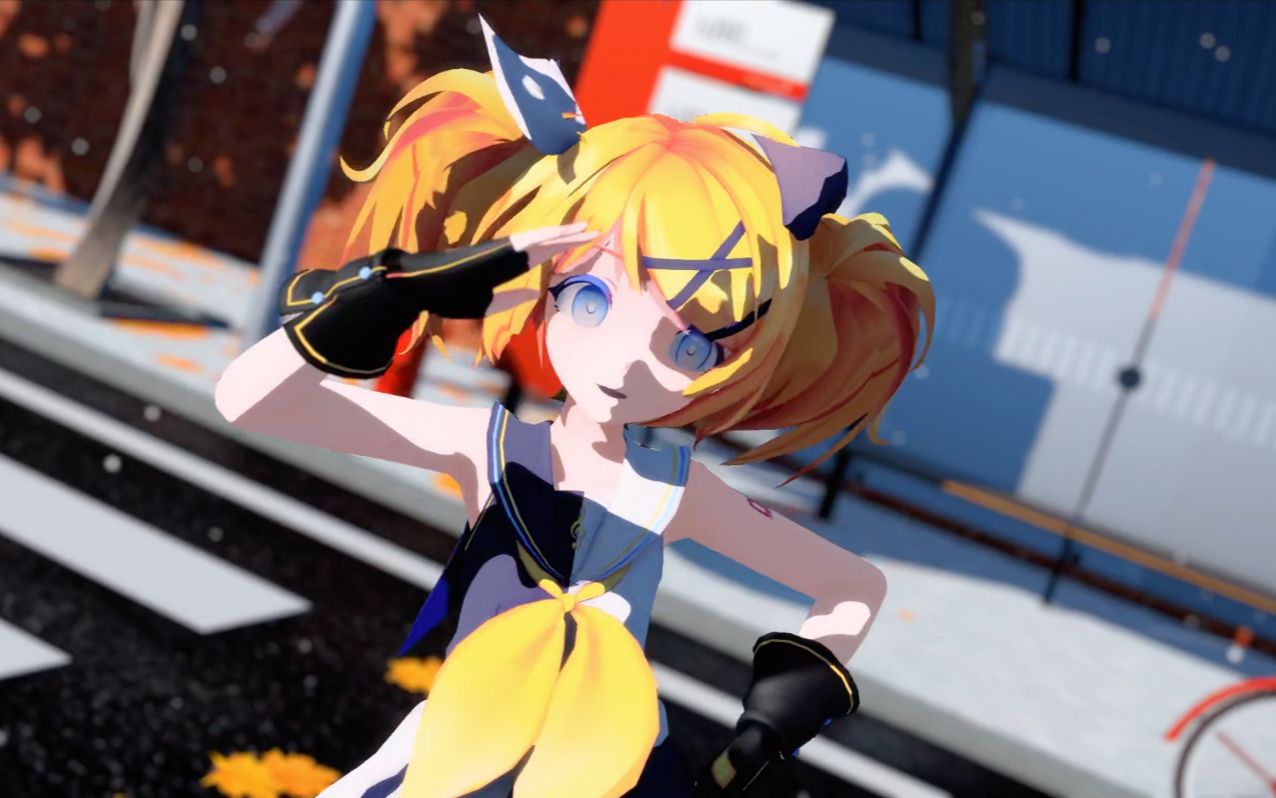 「mmd/summertime」这里是双马尾的镜音铃哦