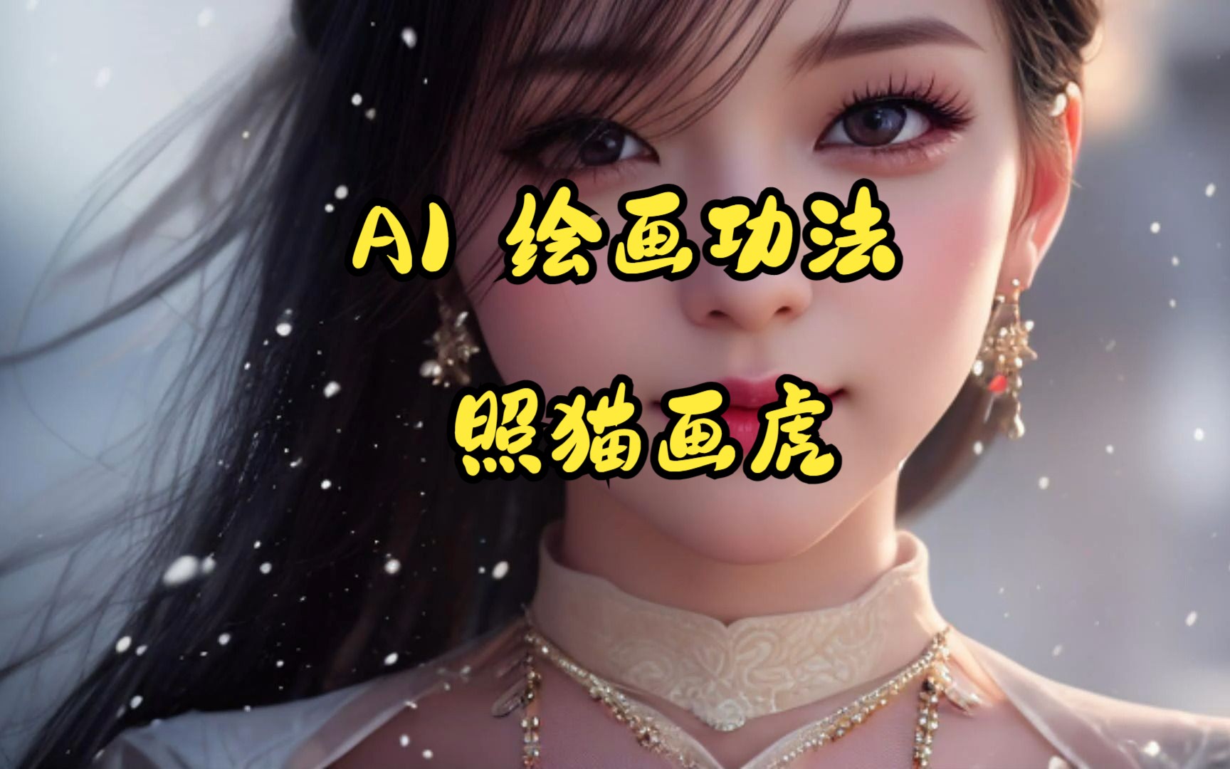 AI绘画,懒人画画功法之照猫画虎,学起来!!!哔哩哔哩bilibili