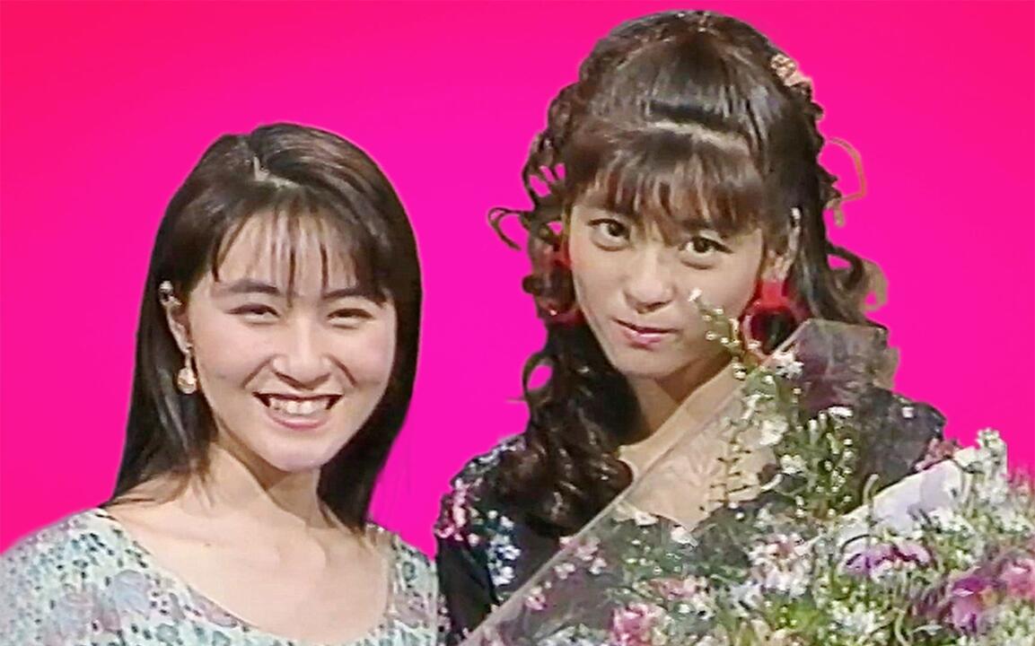 中山忍」1990年电视台节目/音乐现场/生日庆祝『小さな決心』_哔哩哔哩_