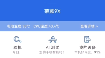 荣耀9x跑分图片