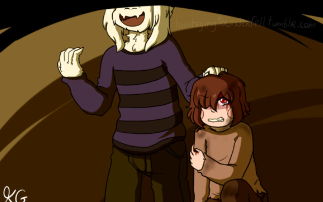 翻译underfell同人漫画瀑布第4节