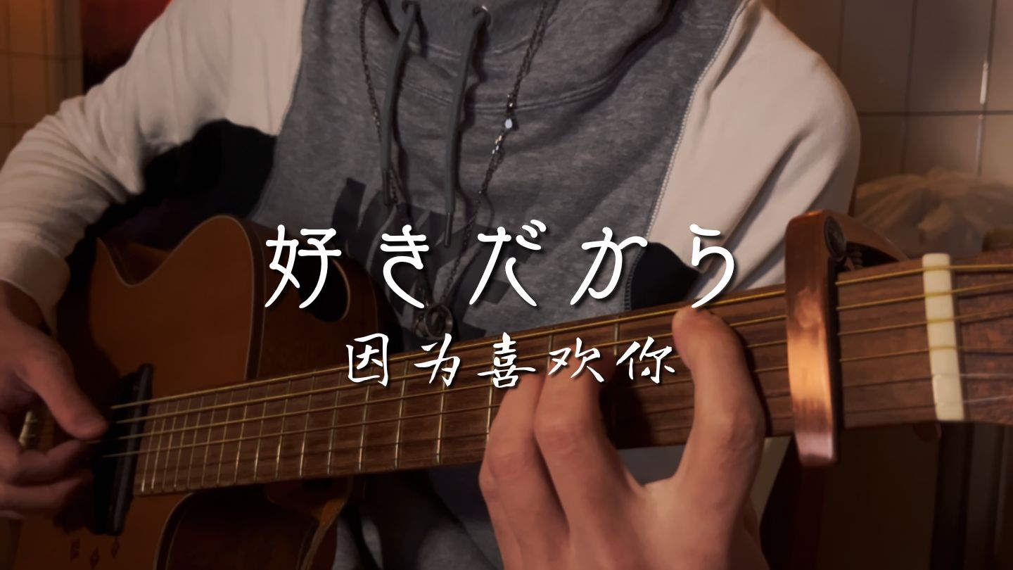 好きだから.(因为喜欢你)【温柔男声弹唱】2024ver.