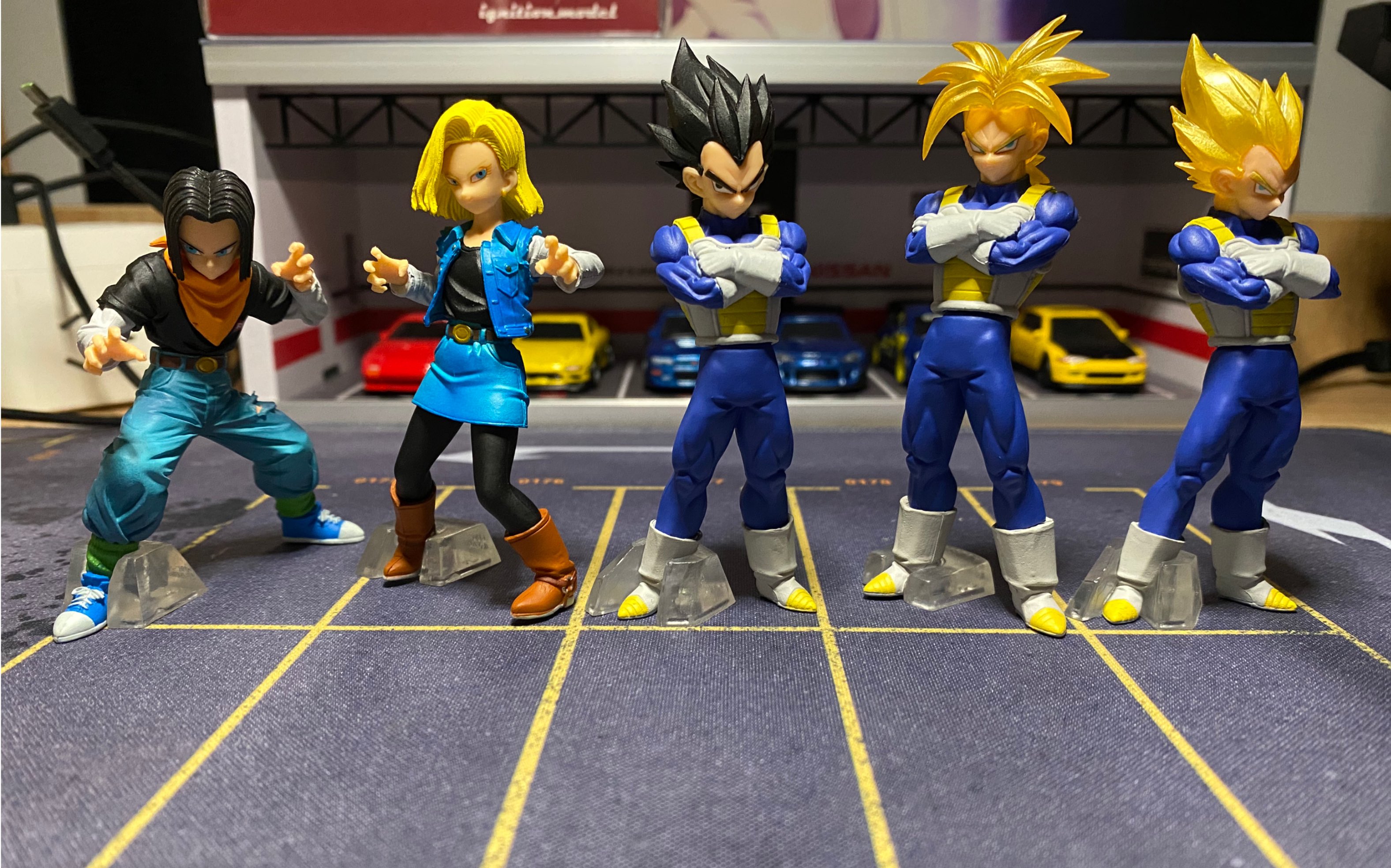 【龙珠扭蛋系列】万代 hg08 人造人篇 贝吉塔 特兰克斯 17号18号分享