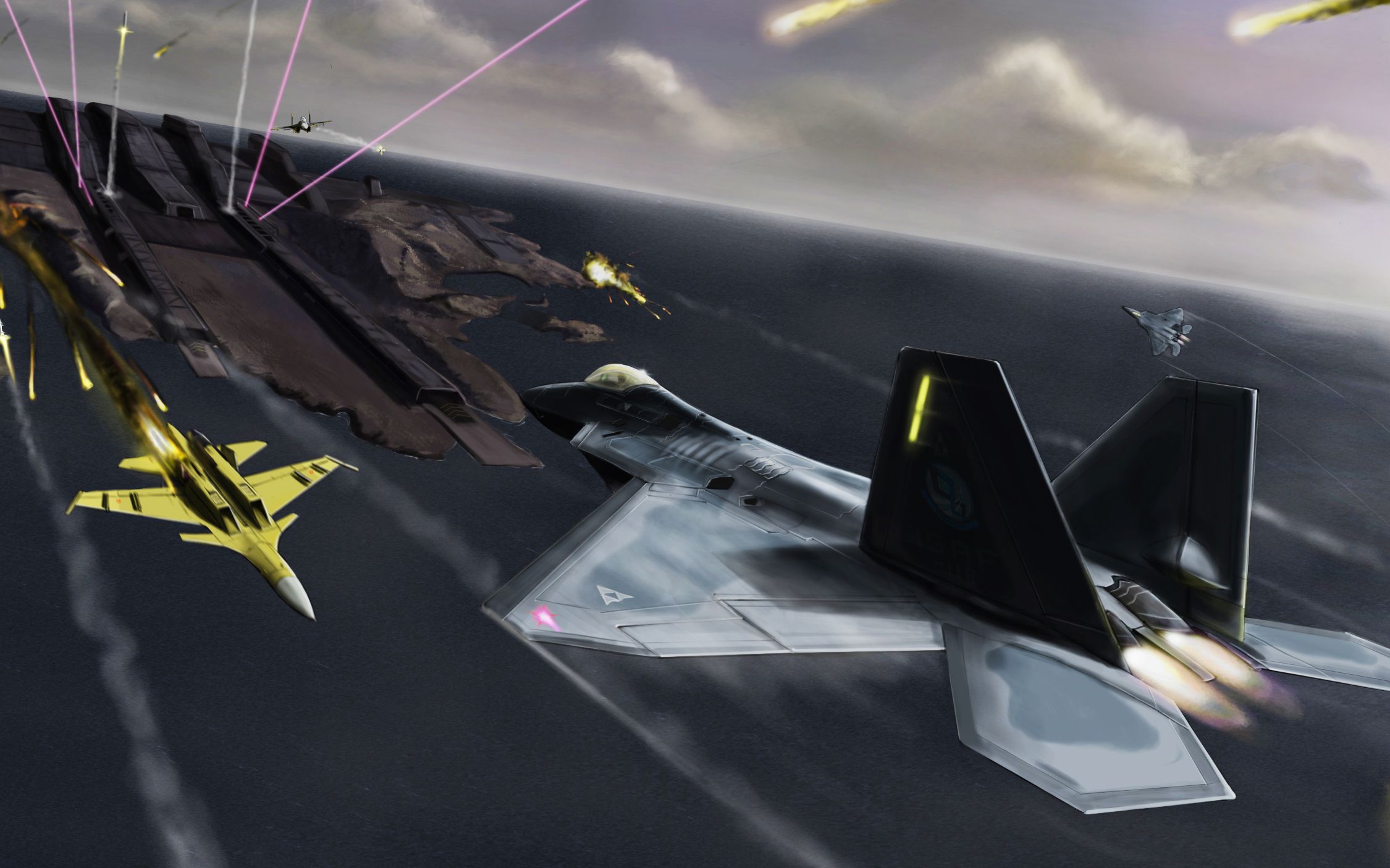 皇牌空战7未知空域多人混战tls试水