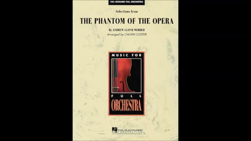 [图]【管弦乐团】歌剧魅影选粹 SELECTIONS FROM THE PHANTOM OF THE OPERA G4