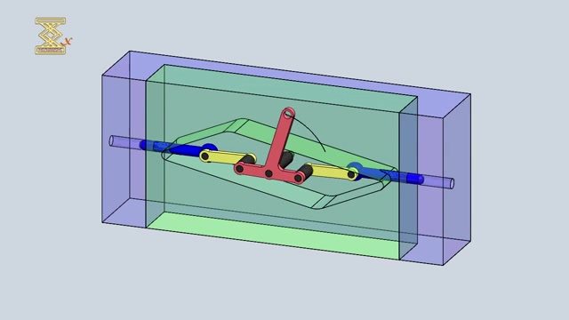 曲柄滑块机构_19(曲柄滑块双锁定机构)(欢迎分享,欢迎白嫖)