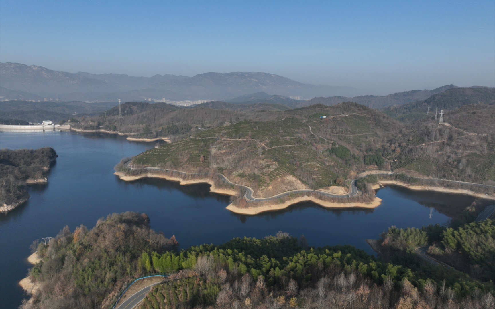美丽的香山湖水库