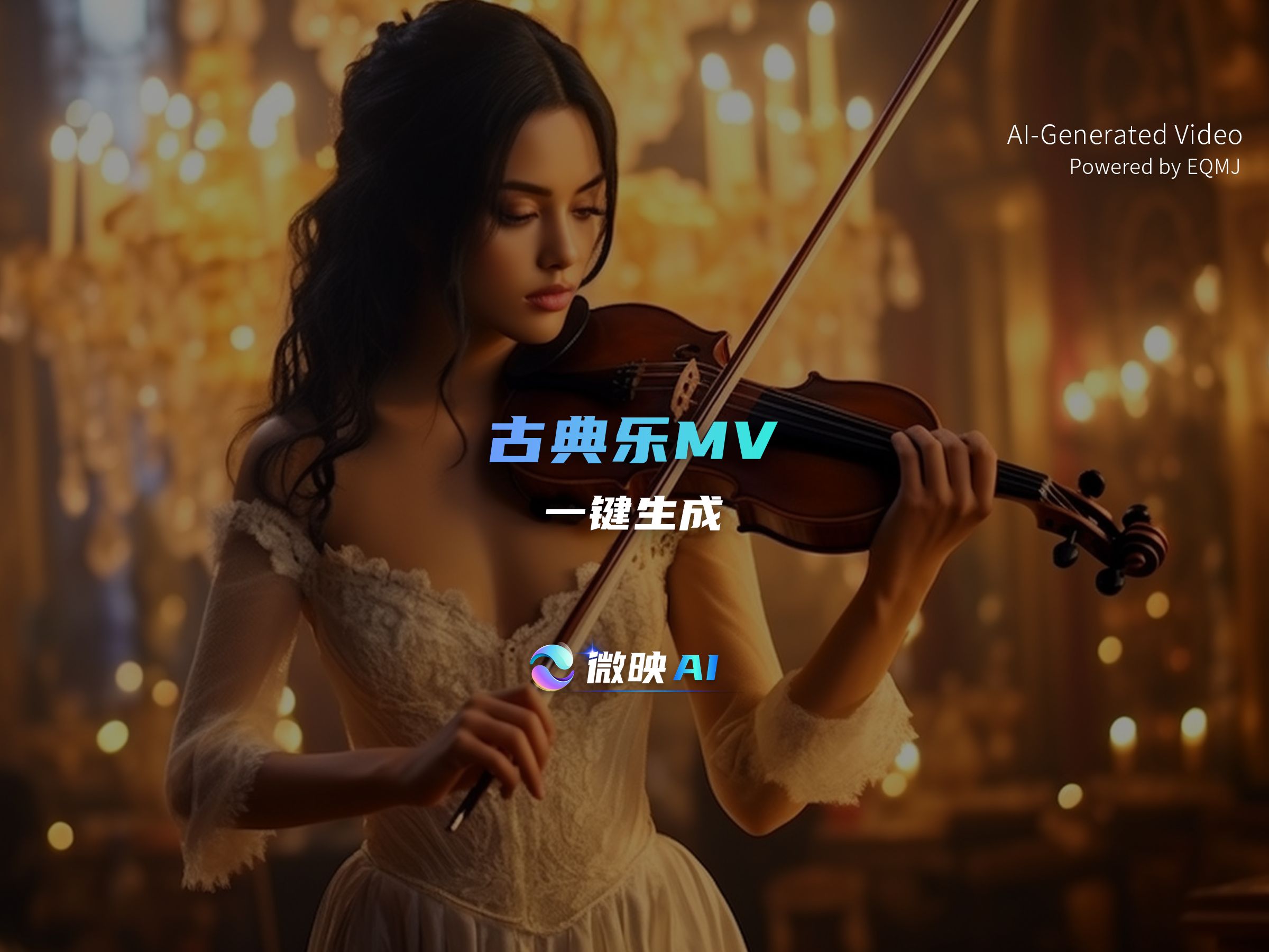 古典乐MV 微映AI一键生成哔哩哔哩bilibili