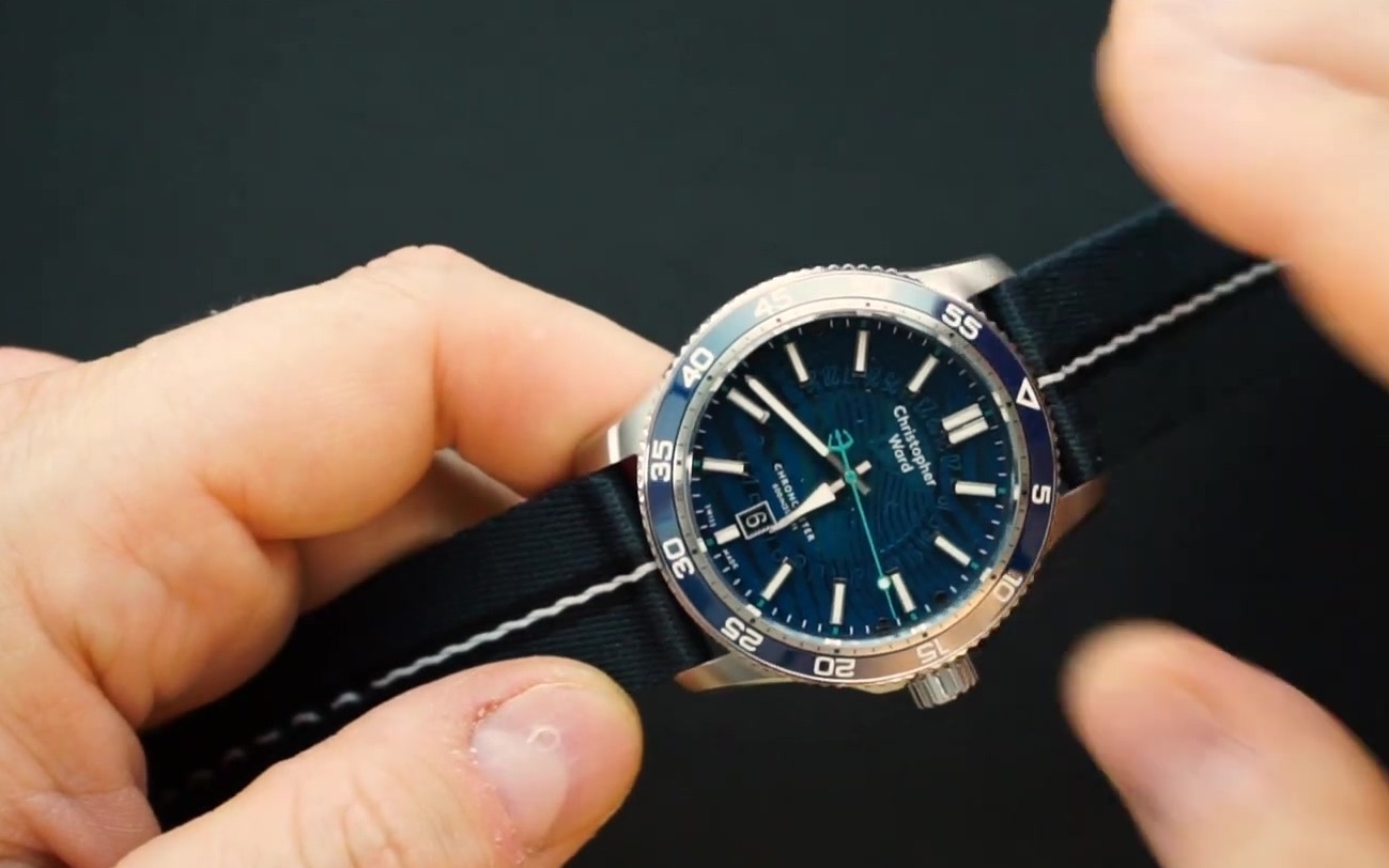 上手christopherwardc60tide蓝宝石盘600米潜水表cosc认证watchchris