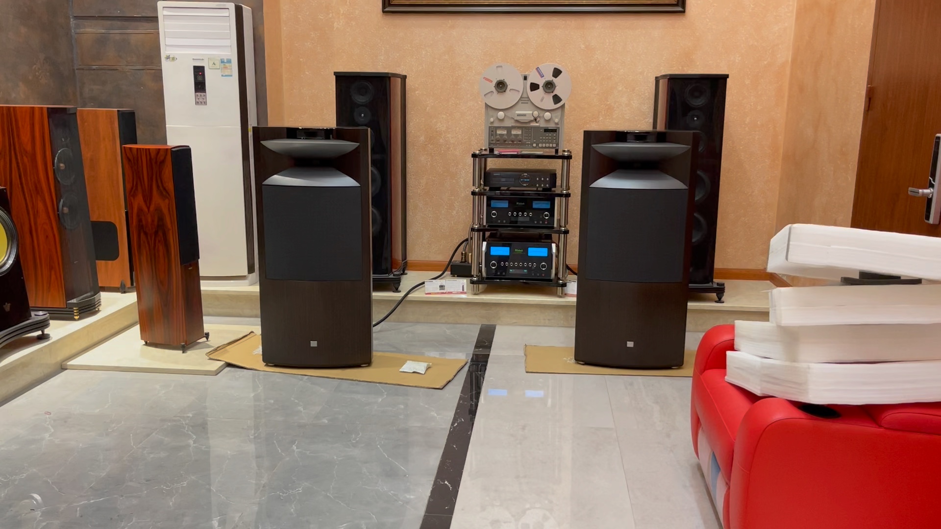 [图]Jbl k2 s9900 新箱子到手 开箱试音...