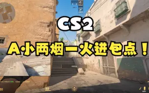 Download Video: 超简单易学！CS2道具 dust2 两烟一火A小进包点！