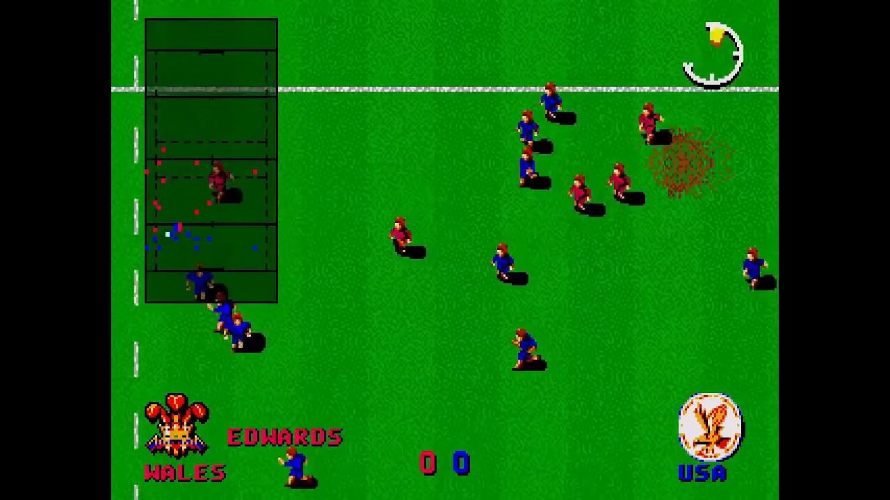 【MD游戏回顾328】国际橄榄球 游戏视频 International Rugby ... (Sega Genesis)哔哩哔哩bilibili