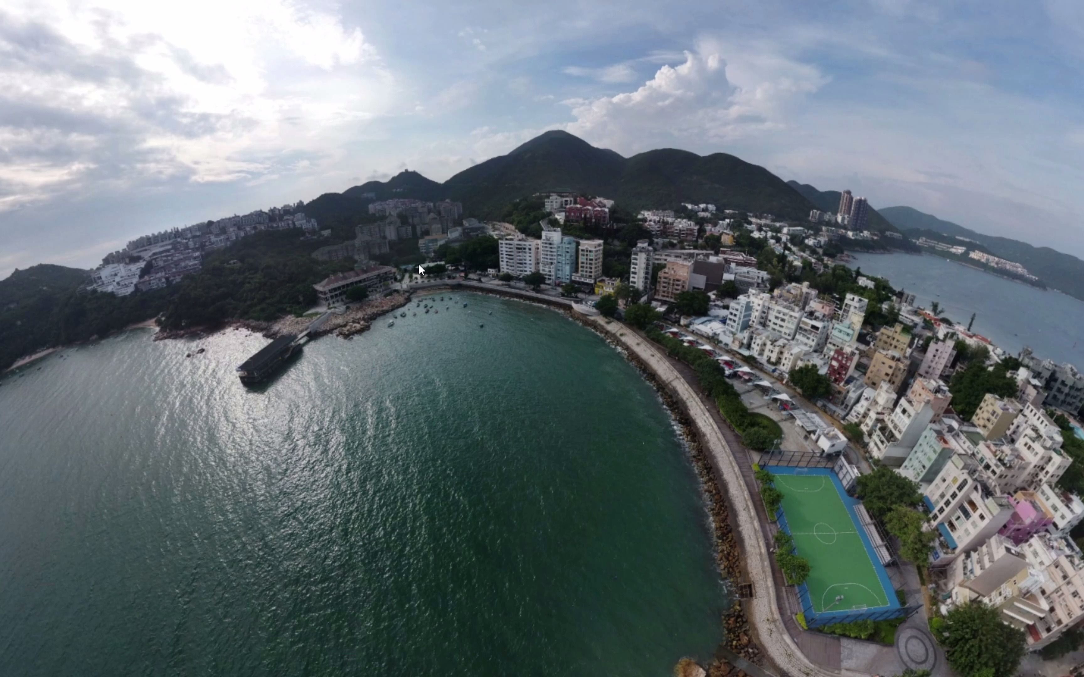 4k 香港全景航拍 360 旺角 沙田 赤柱