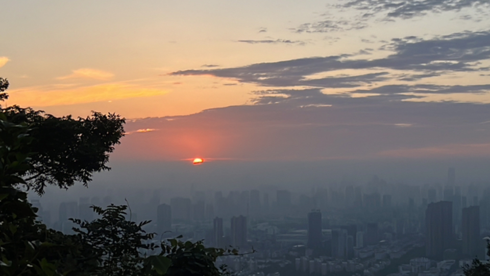 合肥风景图片 大蜀山图片