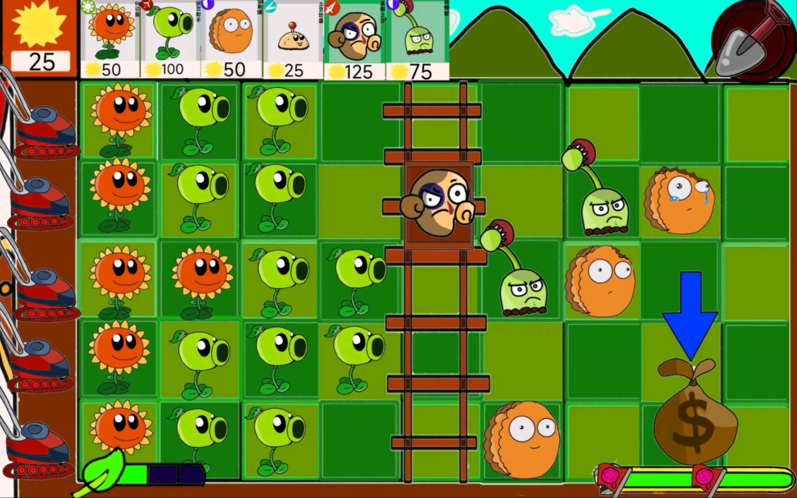 植物大战僵尸全明星2:法国树林第3关