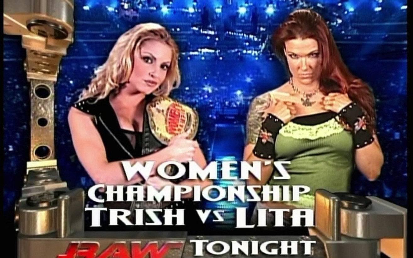 RAW #602 2004.12.06 Lita vs. Trish Stratus哔哩哔哩bilibili