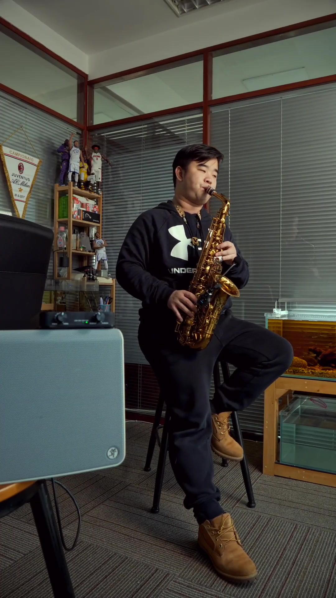 萨克斯萨克斯麦克风沉浸式开箱体验晶麦风无线麦克风喜欢的萨友留