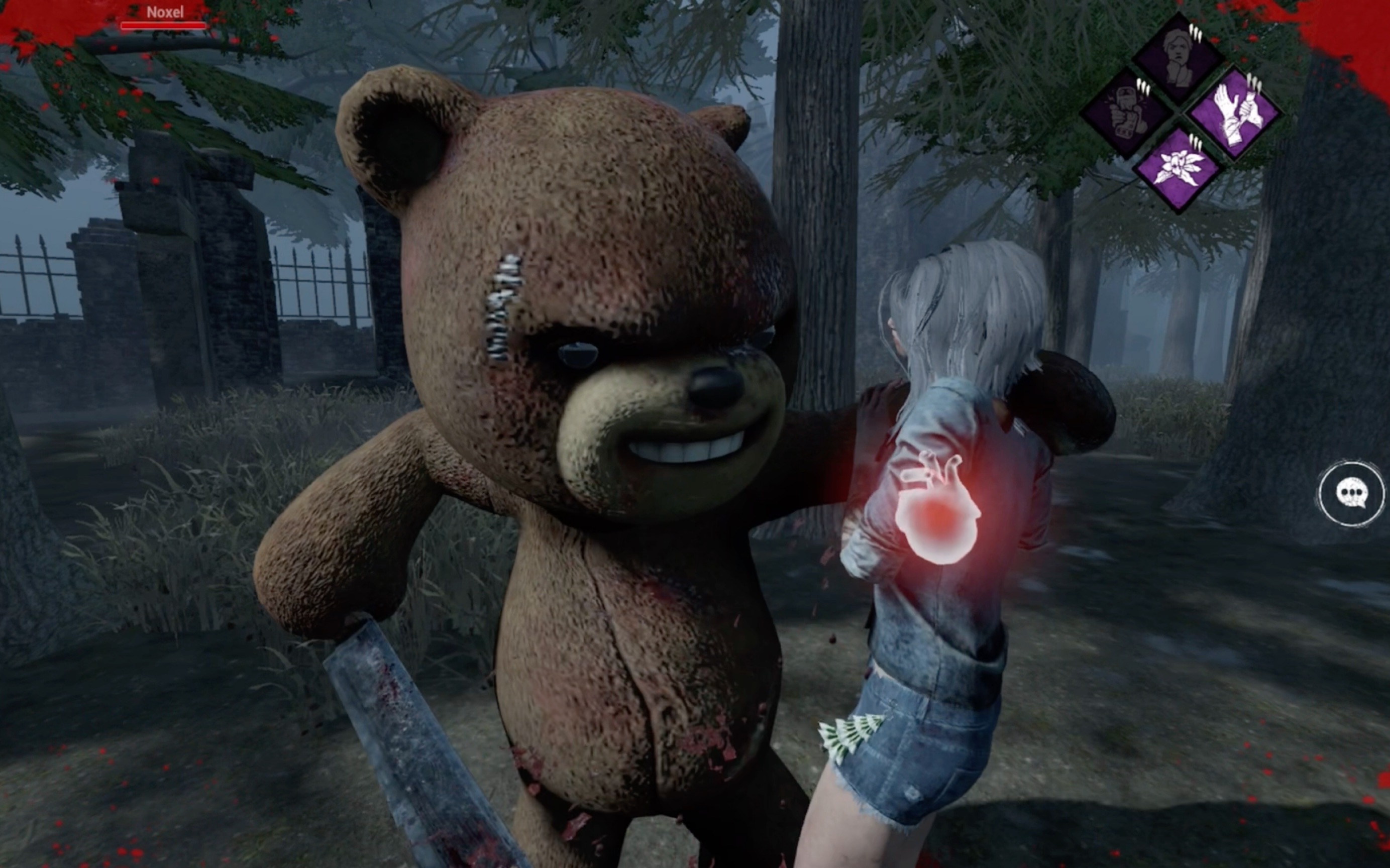 手游夹哥皮肤顽皮熊逃生者视角展示(含处决)