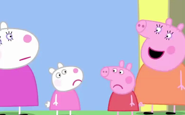 小猪佩奇:苏西和佩奇吵架,彼此都很想对方,但就是不互相道歉
