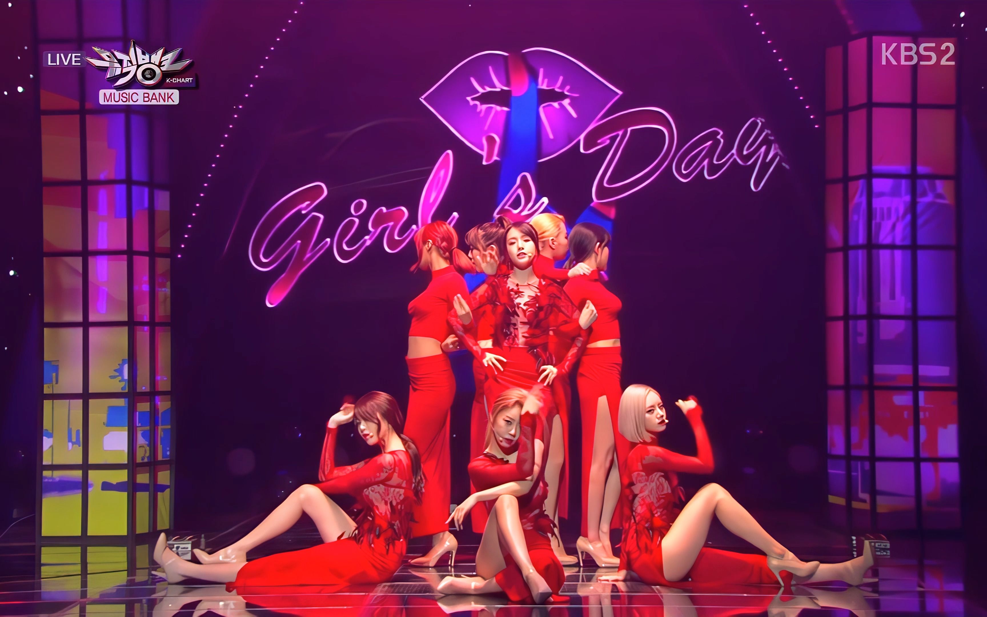 [图]【4K修复】140103 Girl's Day - Something (KBS Music Bank)