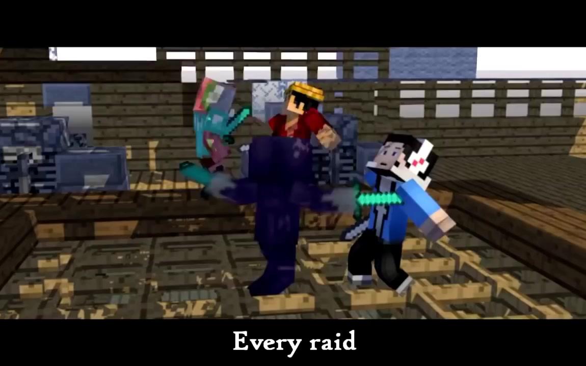 [图]「戰士們」Raiders｜Minecraft歌曲翻譯【中文字幕】