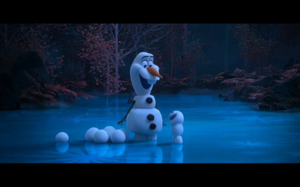 冰雪奇缘突袭小短片和雪宝一起宅在家里第一集雪宝玩雪