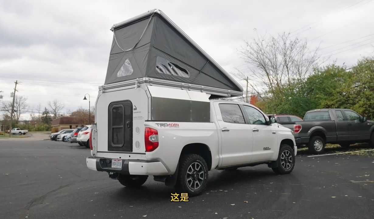 皮卡背驮升顶房箱