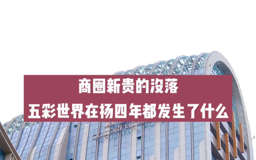 曾经被誉为扬州“小德基”的五彩世界,未来的发展又会如何?哔哩哔哩bilibili