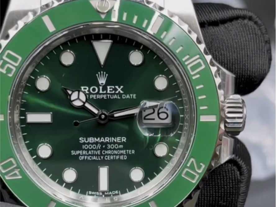 c厂天花版劳力士绿水鬼手表详细开箱视频评测解说,您知道其中细节所在