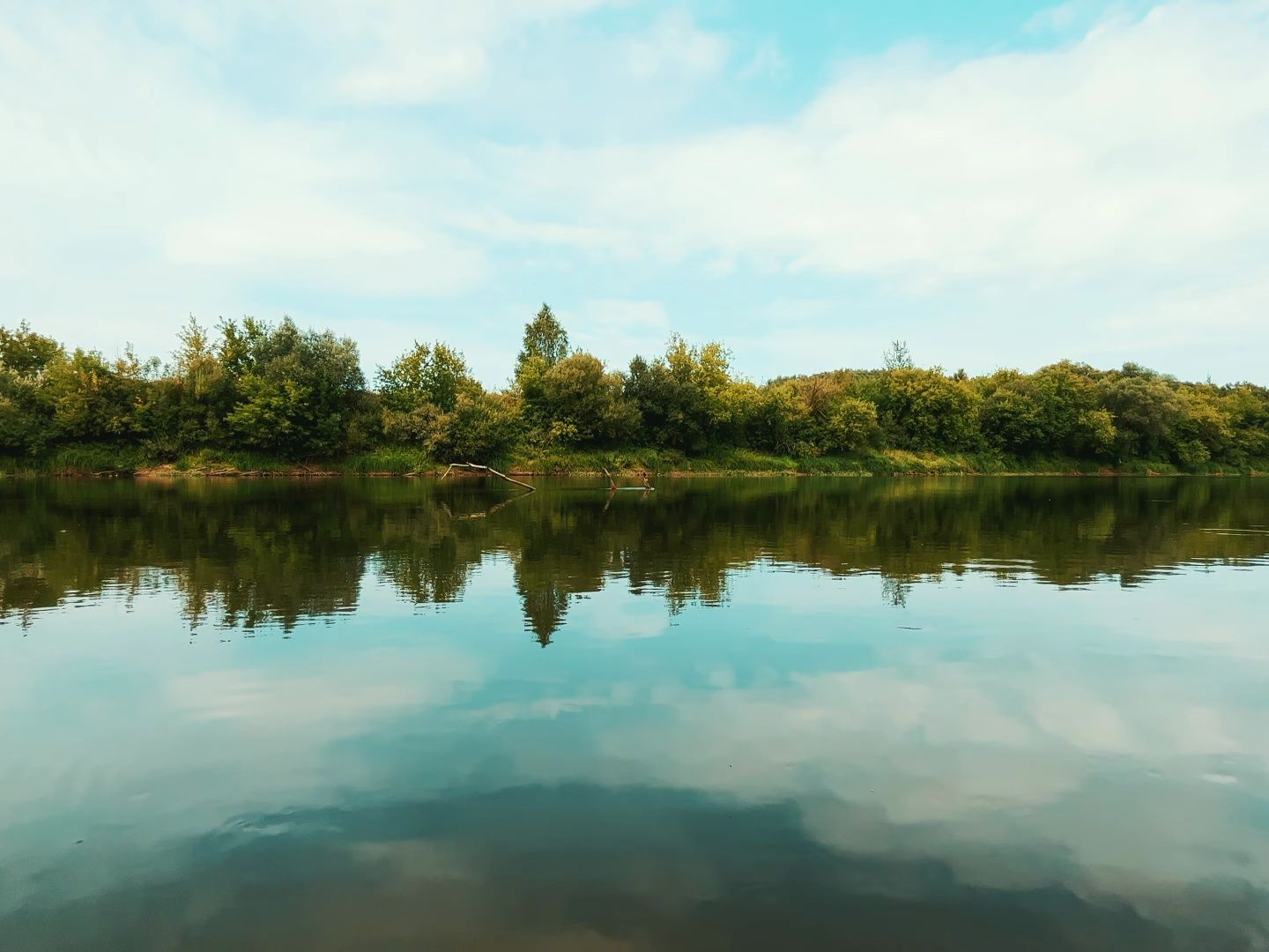 50-平静的河流景观自然无版权背景 4k
