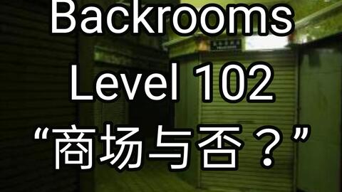 Level 102 - The Backrooms