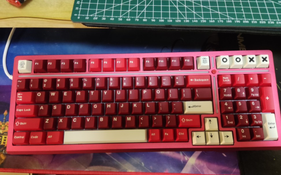 100分中式铝坨坨键盘!