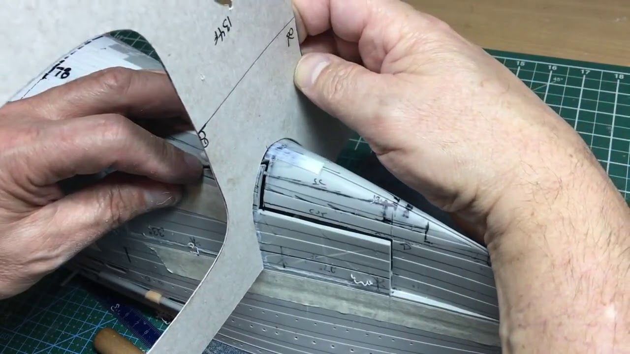 nigels 修正200比例泰坦尼克号船体的形状 part.