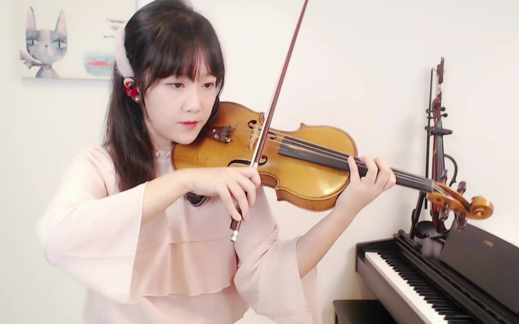 小提琴揉揉酱零一九零贰演唱歌曲忘川彼岸附小提琴谱