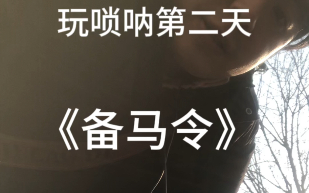 《备马令》练习唢呐第二天