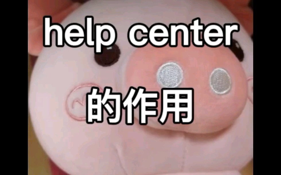 Help center的作用.#外贸出口#跨境电商#国际贸易哔哩哔哩bilibili