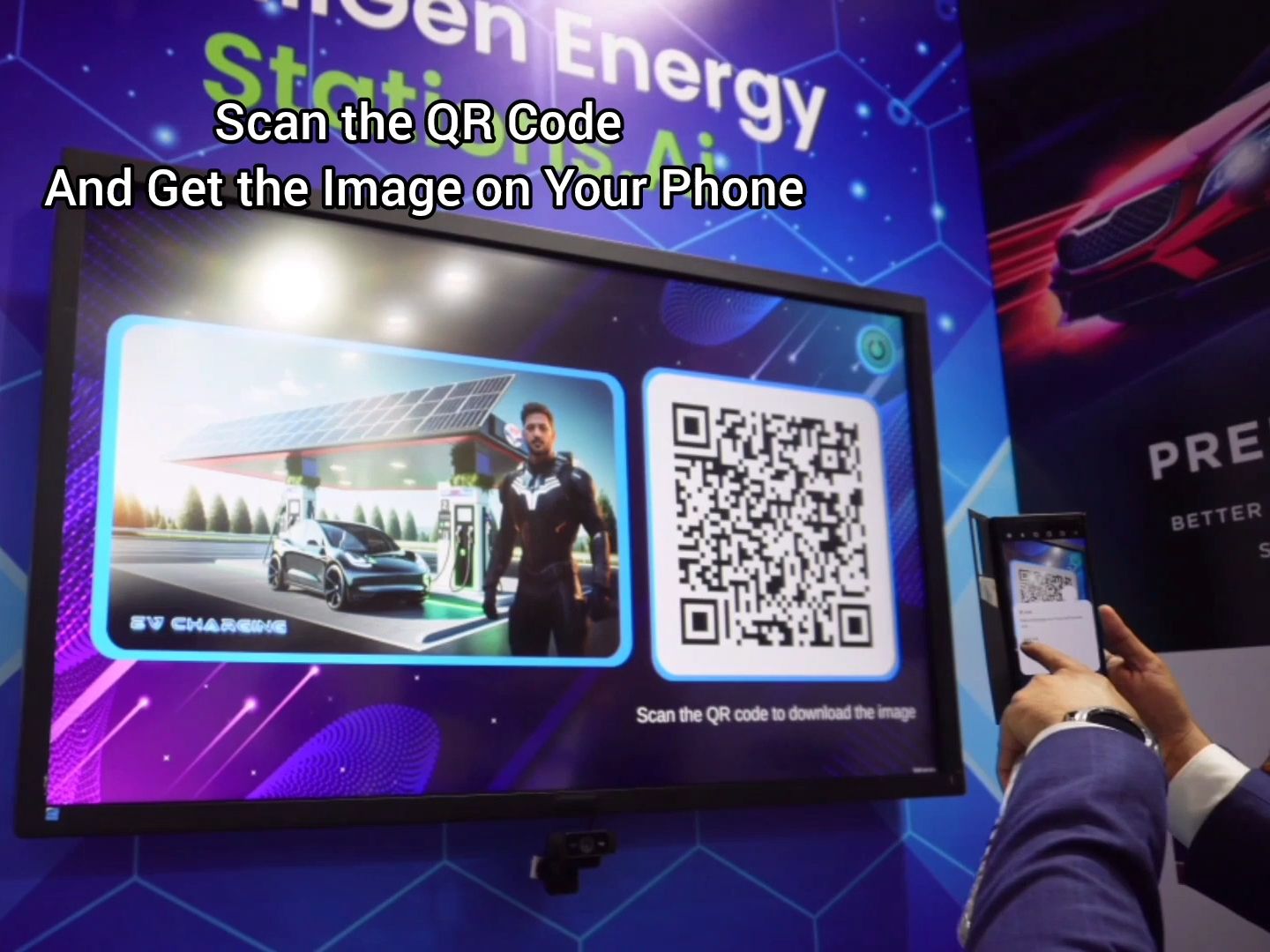 ai换脸拍照机互动装置【案例-展会】展会展馆品牌活动推广广告