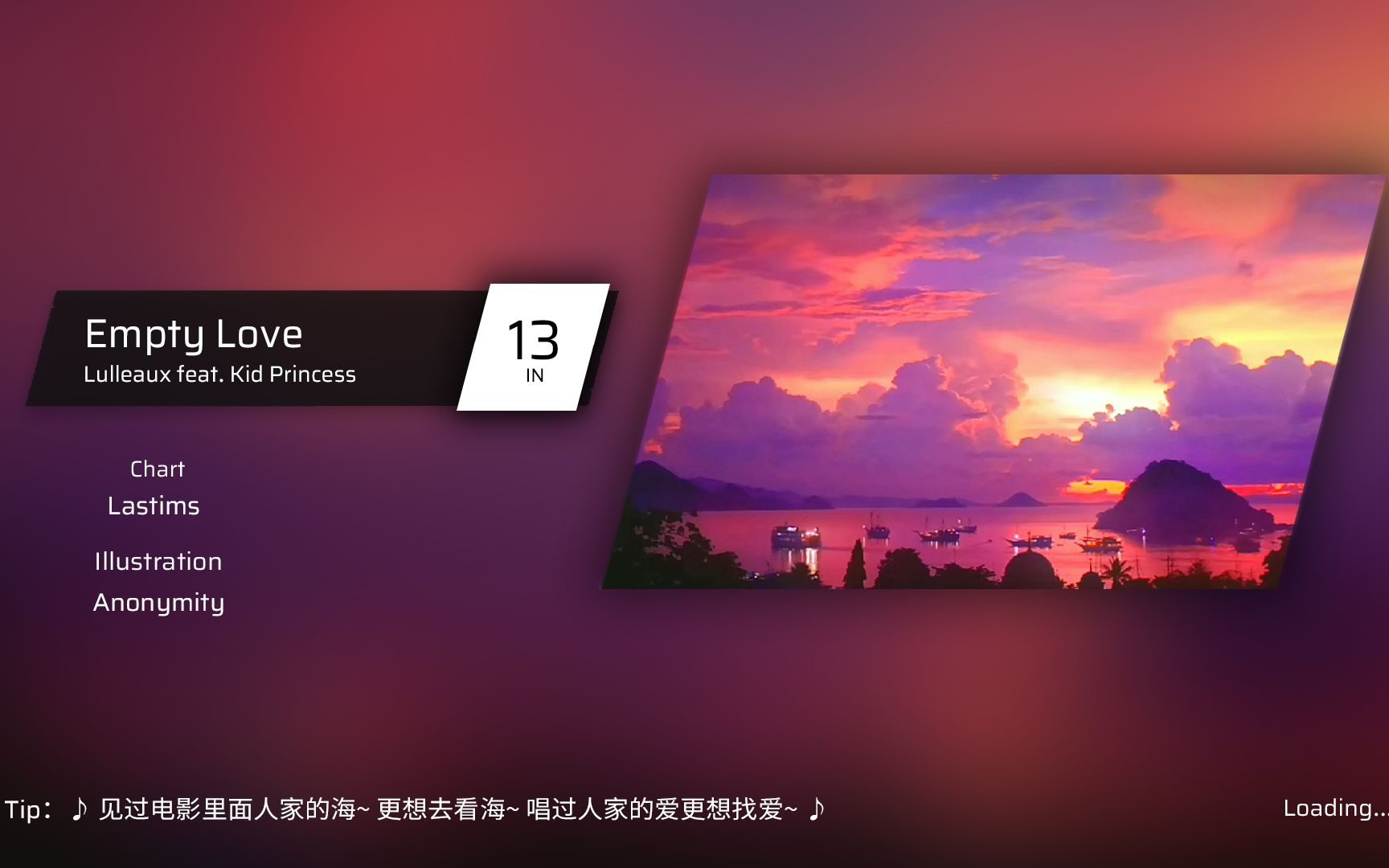 [图]【Phigros 自制谱】空虚的爱 Empty Love - IN Lv.13