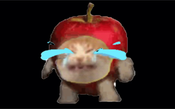 假如苹果猫也知道哭