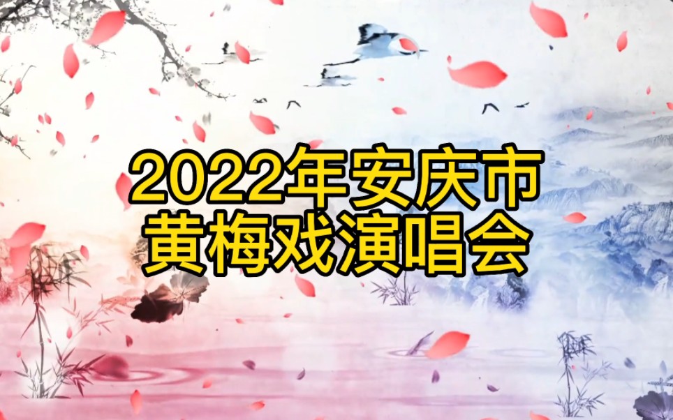 2022年安庆市黄梅戏演唱会哔哩哔哩bilibili