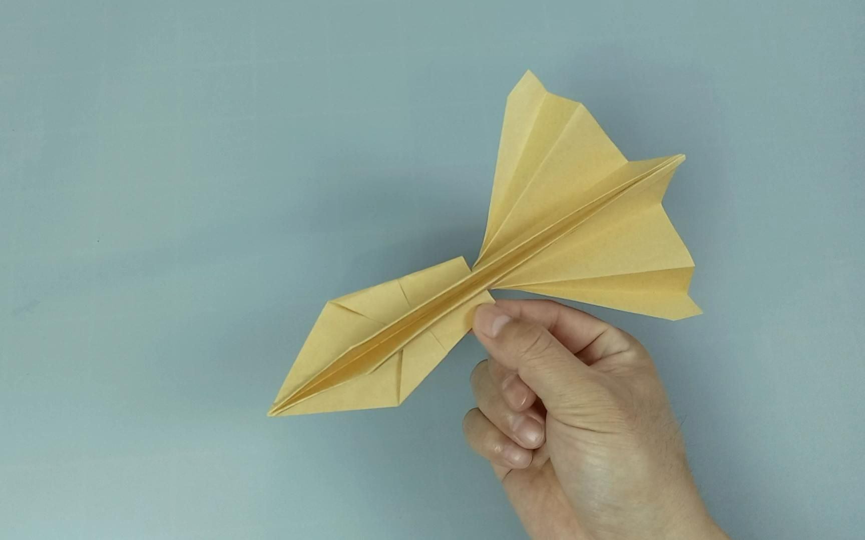 黑鸟无人侦察机折纸教程,满满的科技感