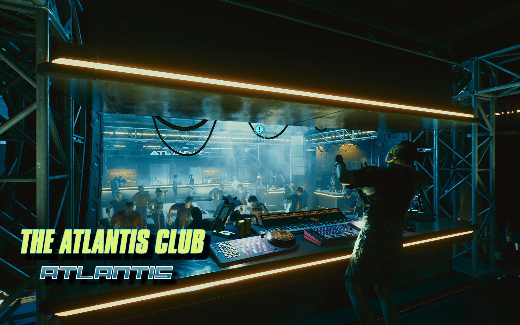 [图]亚特兰蒂斯——夜之城永不停搏的心脏“The Atlantis Club”—— 置身现场系列 （ From Game ‘Cyberpunk 2077’）